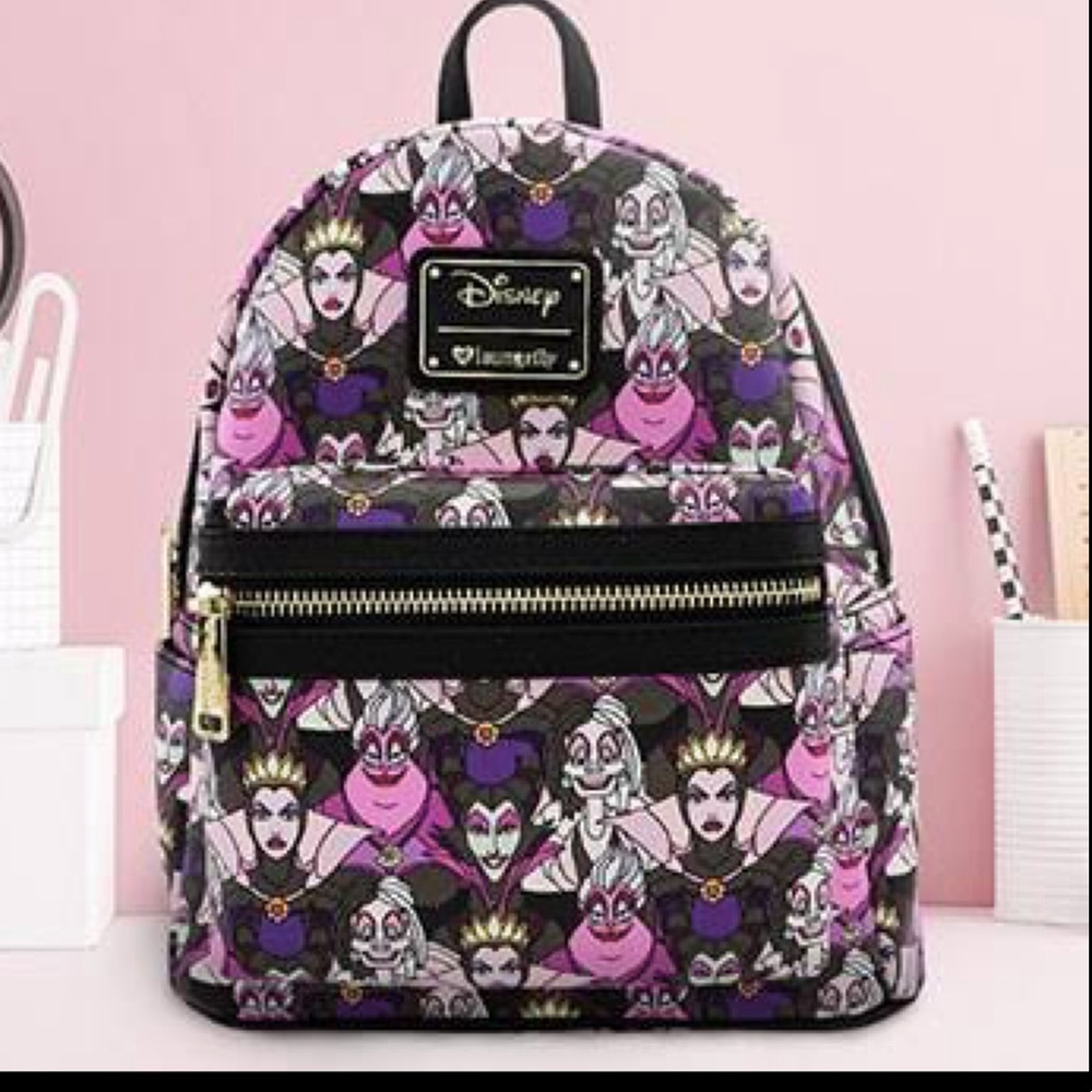 NWOT Disney loungefly mini backpack villains